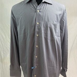Peter Millar Men's Button Down Checked Shirt Size XL
